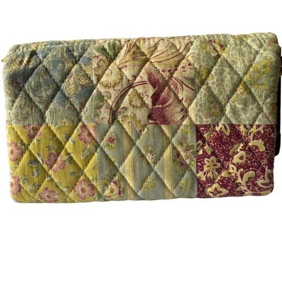isabella's journey Crossbody Wallet Quilted Spring Floral Preowned - Picture 10 of 11